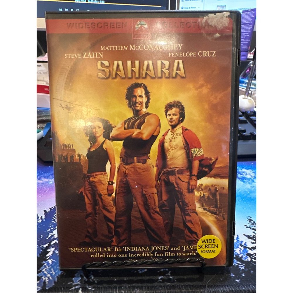 Sahara DVD 2005 PG13 Adventure McConaughey Widescreen